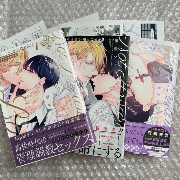 屋敷シマ 憐れなβは恋を知らない 既刊全巻 特典 ペーパー