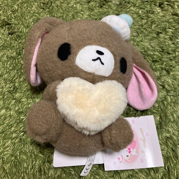 シュガーバニーズ 平成うまれキャラクター ふわふわハート ぬいぐるみ