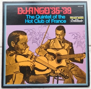 LP DJANGO '35-'39 THE QUINTET OF THE HOT CLUB OF FRANCE GNP-9019 米盤