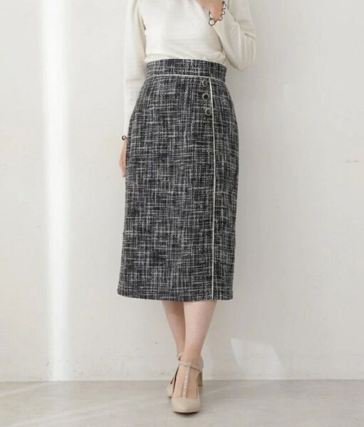 ツイードタイトスカート PROPORTION BODY DRESSING