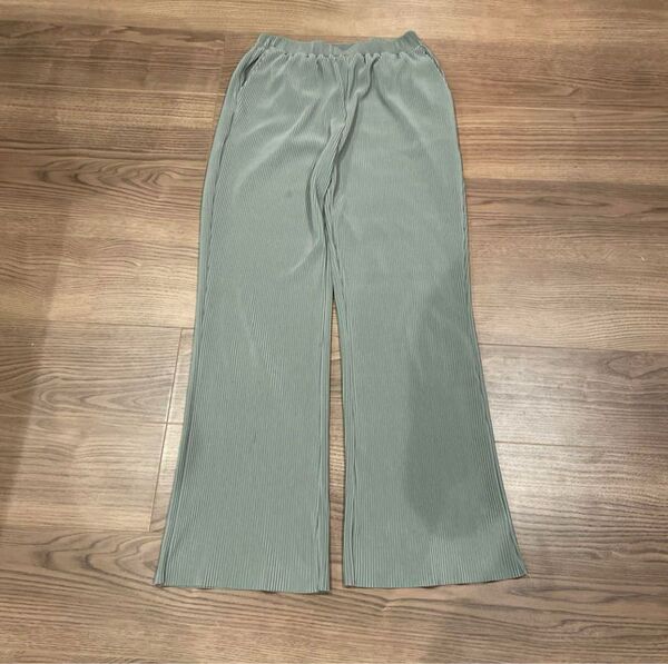 カットオフ リブパンツ レディース M