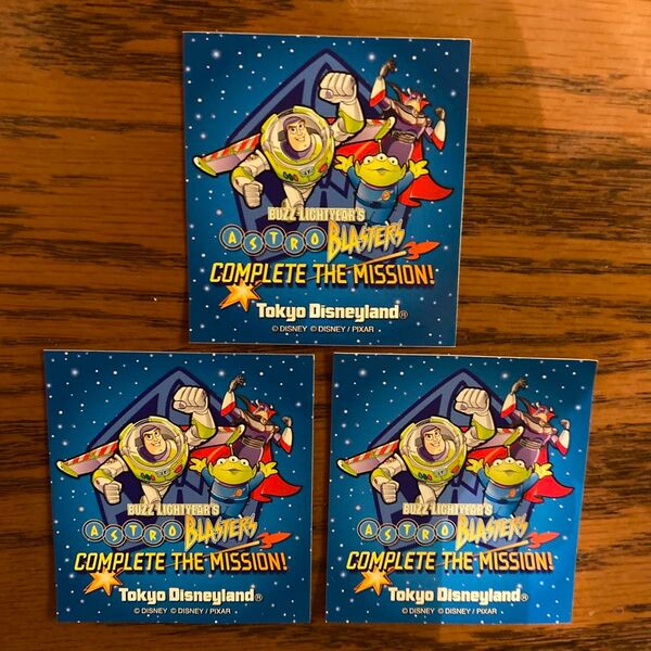 東京ディズニーランド・シール ・バズライトイヤー・非売品