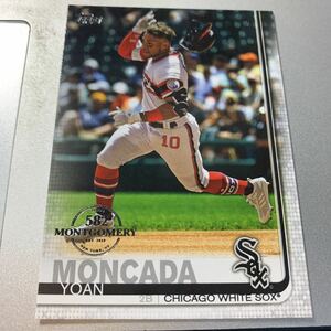 2019 topps montgomery 582 メンバー限定 YOAN MONCADA