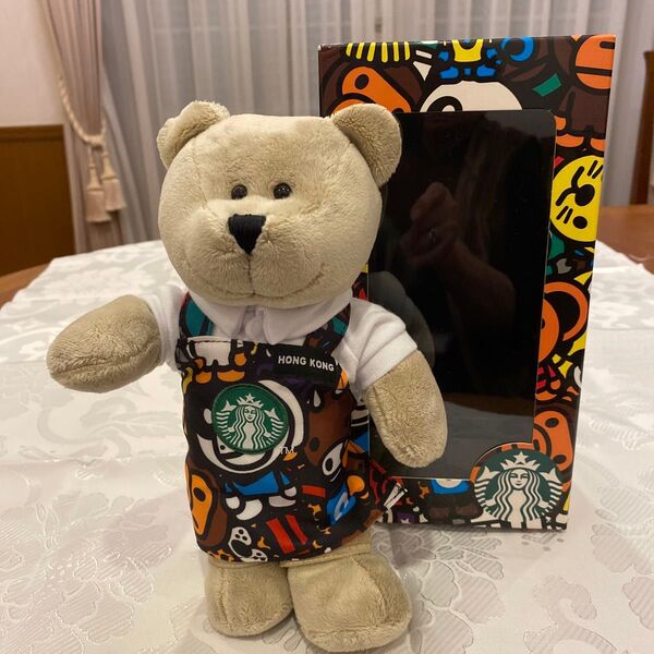 激レア!スターバックスベアリスタぬいぐるみ新品香港限定