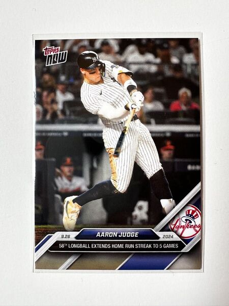 Topps Now 764 AARON JUDGE