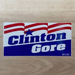 1992年の米国大統領選挙ステッカー ビル・クリントン& アルバート・ゴア