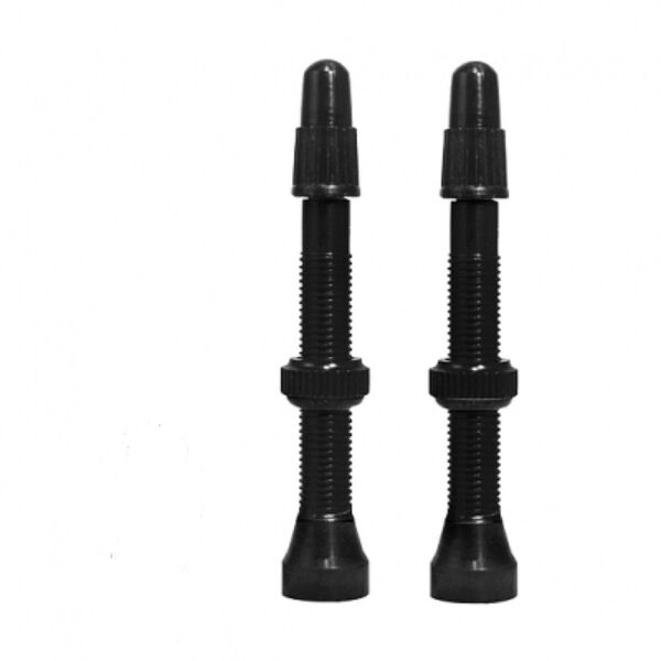チューブレスバルブ アルミ 黒 78mm