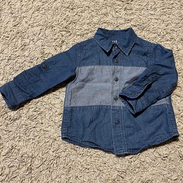 ギャップ デニムシャツ 90cm 18M〜24M シャツ 長袖