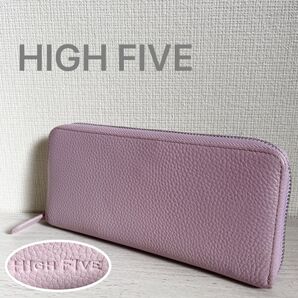 【美品】HIGH FIVE 長財布 Wallet 大容量財布 ジャバラ財布