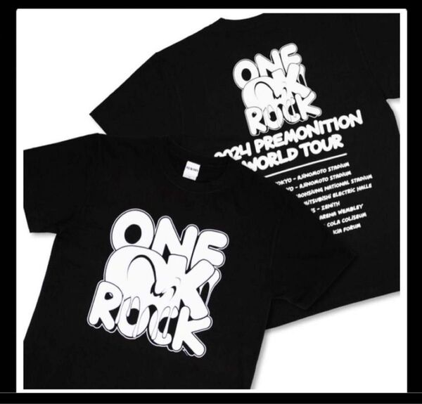 ONEOKROCK WORLD TOUR Tシャツ BLACK XL