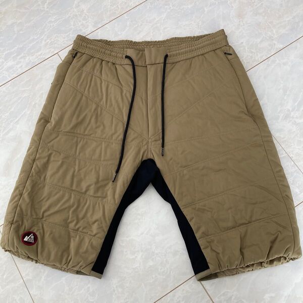 スノーピーク×マウンテンオブムーズ インサレーションショーツ S ベージュ