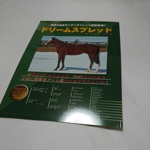 ドリームスプレッド 種牡馬パンフレット