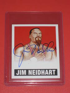 2012 Leaf Originals Wrestling　　Jim Neidhart ジム・ナイドハート　　直筆サインカード　　5枚限定 1/5 ファーストナンバー
