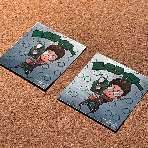 ワンパンマン 無免ライダー ステッカー 漫画 購入者特典シール 2枚セット