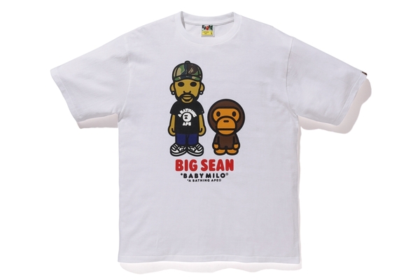 BIG SEAN x BAPE BABY MILO TEE / WHITE