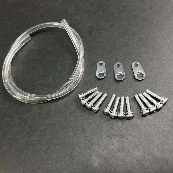 送料無料 350SS キャブレター エアベントブラケット ホース フロートチャンバースクリュー セット 新品 マッハⅡ S2