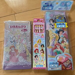 ディズニープリンセス◎筆箱・鉛筆・色鉛筆