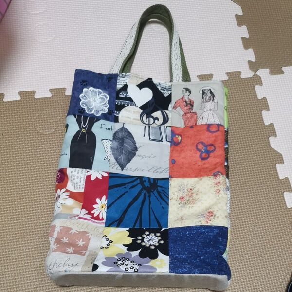 ハンドメイド トートバッグ バッチワーク
