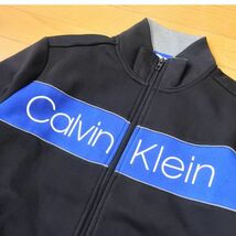 M☆色使いが格好イイ♪ロゴがオシャレに目立ってくれます！ Ck Calvin Klein カルバン クライン フルジップ スウェット ジャケット 新品_画像2