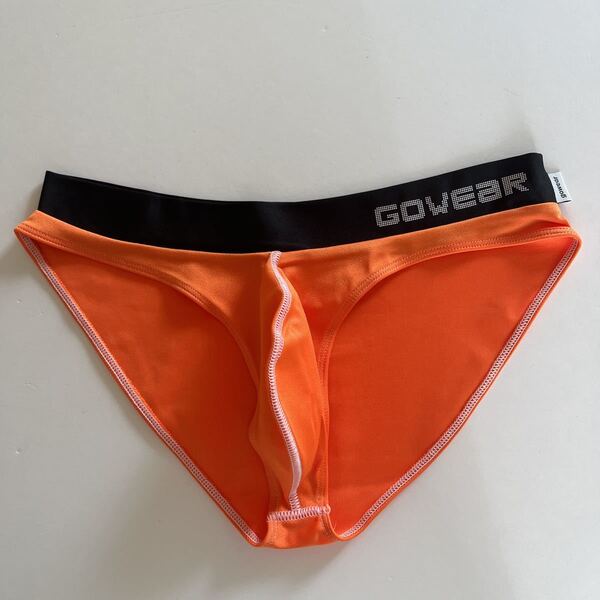 gowear Vシェイプビキニ ACTIVE オレンジ L メンズビキニ スーパーローライズ メンズインナーウエア 男性ビキニ 男性下着