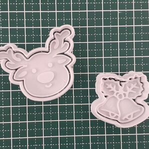 クッキー型 トナカイとベル