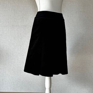 スカート ベロア ブラック
