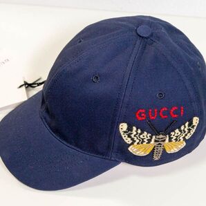 【希少品・新品・国内正規品】人気のGUCCI バタフライキャップ 男女兼用サイズS女性にも人気!これからの季節必須アイテム! 帽子
