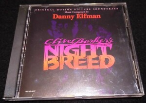 ミディアン/死者の棲む街　サントラCD★ダニー・エルフマン クライヴ・バーカー Danny Elfman Clive Barker's Nightbreed 死都伝説