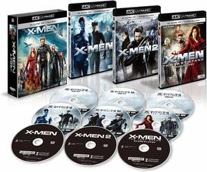 【新品】Blu-Ray　X-MEN 4K ULTRA HD トリロジーBOX 9枚組　ヒュー・ジャックマン X-MEN/X-MEN2/X-MEN:ファイナル ディシジョン