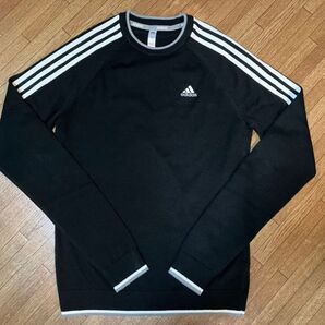 アディダス【adidas】セーター/ブラック/Lサイズ