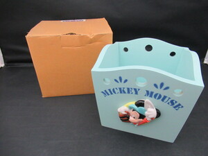 即決 未使用 ニチテン ミッキー プランター フラワーポット ガーデニング 置物 庭 植木鉢 オブジェ インテリア Disney