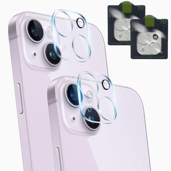 iPhone14 Plus カメラレンズ 保護カバー 2枚 カメラ保護フィルム