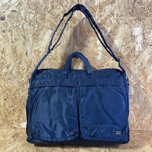 HEAD PORTER TANKER 2WAY OVERNIGHTER ブリーフ ケース ボストン バッグ ネイビー タンカー