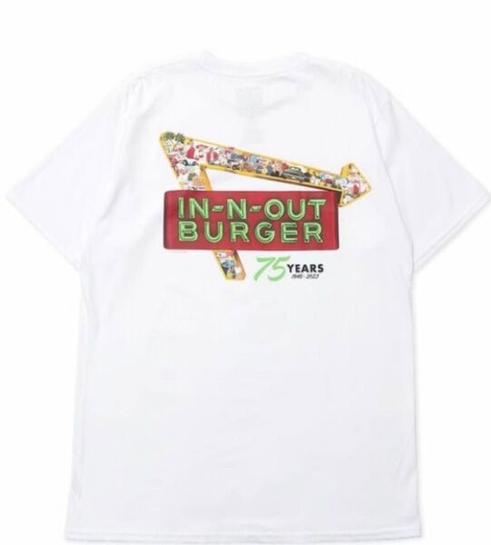 INーN-OUT BURGER 75th Anniversary T-Shirt インアウトバーガー75周年記念Tシャツ