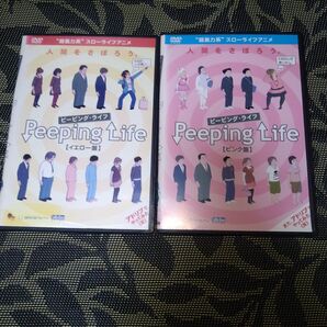 ピーピングライフ ピンク盤 & イエロー盤 DVD レンタル落ち スリムケース