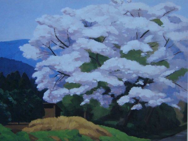 Hirohide Hashimoto, [Sakura florece], De un libro de arte raro, Buen estado, Nuevo enmarcado de alta calidad., envío gratis, pintura japonesa pintura japonesa flores de cerezo, cuadro, pintura japonesa, flores y pájaros, pájaros y bestias