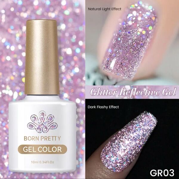 ボーン プリティー グリッター リフレクティブ ジェル10ml GR03