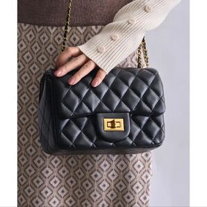 MAISON BREEZキルティングチェーンショルダーバッグ KNF チェーンバッグ