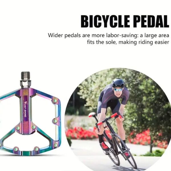 自転車ペダル1組 アルミニウム合金ペダル