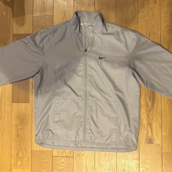 ジャケット アウター フルジップ ナイロン ナイキ NIKE グレー Lサイズ