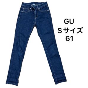 GU インディゴカラー デニムパンツ スキニーパンツ 61cm Sサイズ