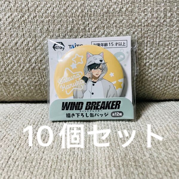 WIND BREAKER 描き下ろし缶バッジ 桜遥 A 10個セット