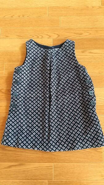 ベビーギャップ 80 babyGAP コーデュロイ ワンピース 12-18months 花柄