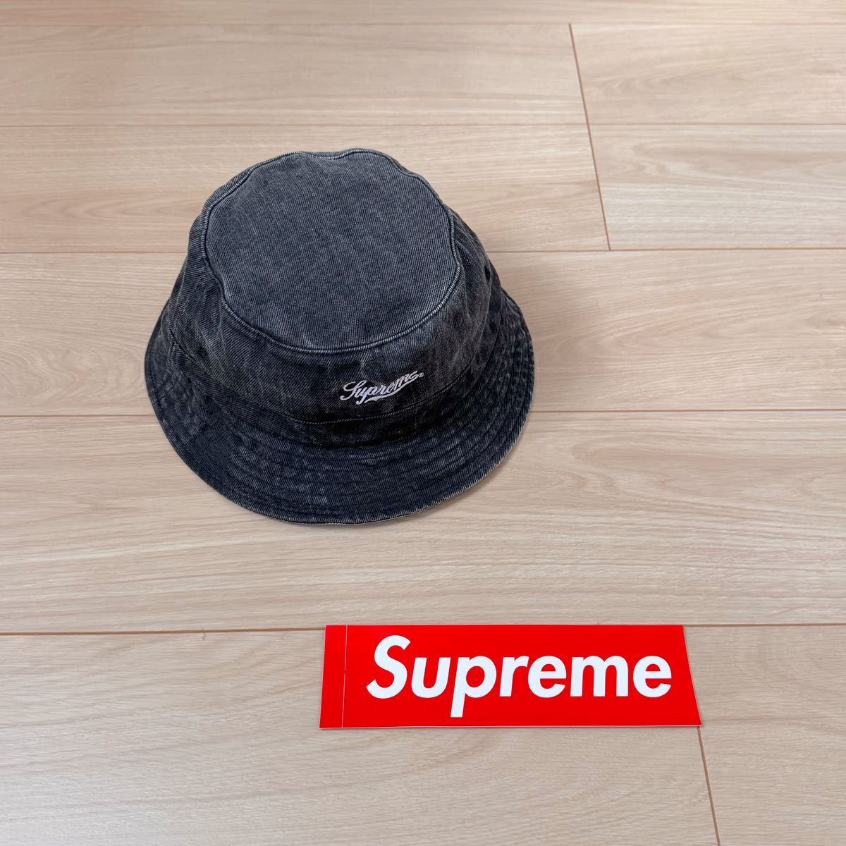 希少 美品 supreme デニム生地 バケットハット ボディーバッグ 希少 美品 supreme デニム生地 バケットハット ボディーバッグ
