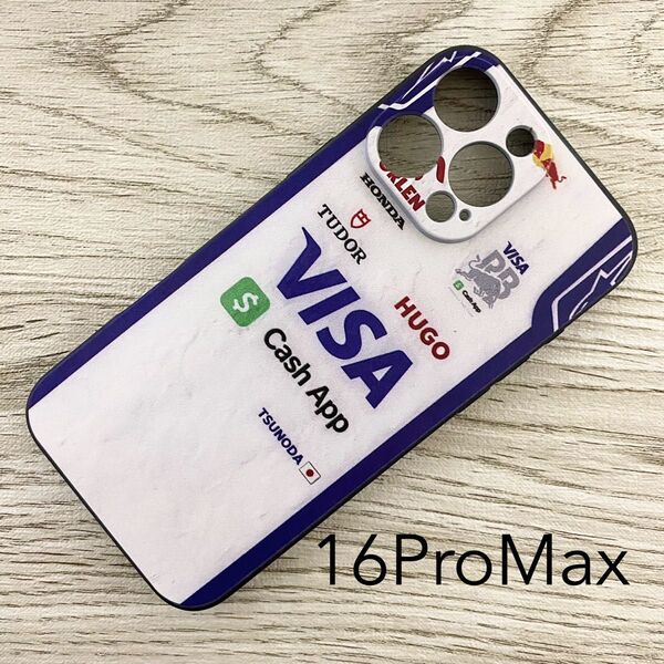 TSUNODA レーシング スーツ iPhone 16 Pro Max ケース F1 RB レーシング・ブルズ
