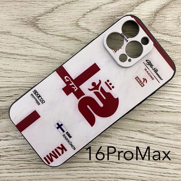 キミ・ライコネン レーシング スーツ iPhone 16 Pro Max ケース F1 アルファロメオ