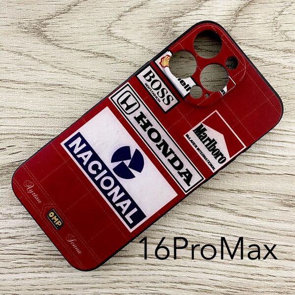 アイルトン・セナ レーシング スーツ マクラーレン iPhone 16 Pro Max ケース F1 ホンダ