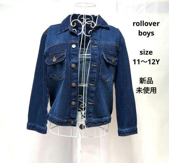 rollover boys キッズ11〜12歳 デニムジャケット Gジャン