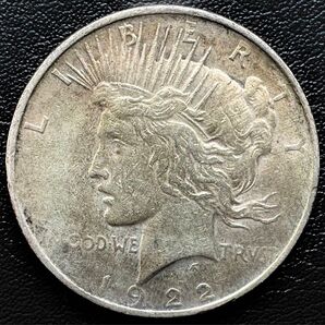 1922年 アメリカ合衆国 銀貨 ピースドル