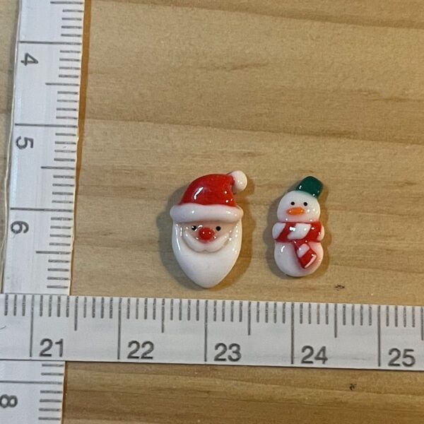 ネイルパーツ ネイル パーツサンタ クリスマス 雪だるま